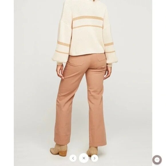 Gentle Fawn Women's Fulton Brown High-Waisted Pants Size 2 - Picture 2 of 10